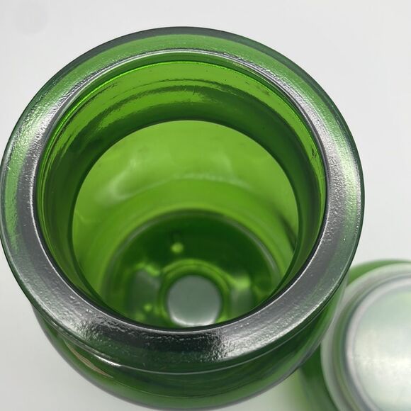 Vintage Apothecary Mushroom Domed Lid Storage Jar Made in Belgium MCM - Picture 6 of 8